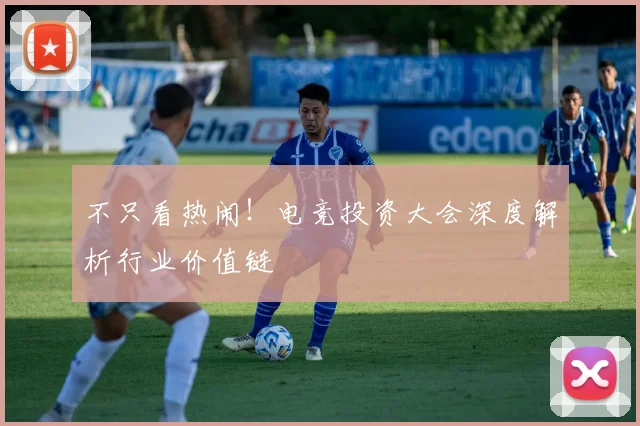 不只看热闹！电竞投资大会深度解析行业价值链