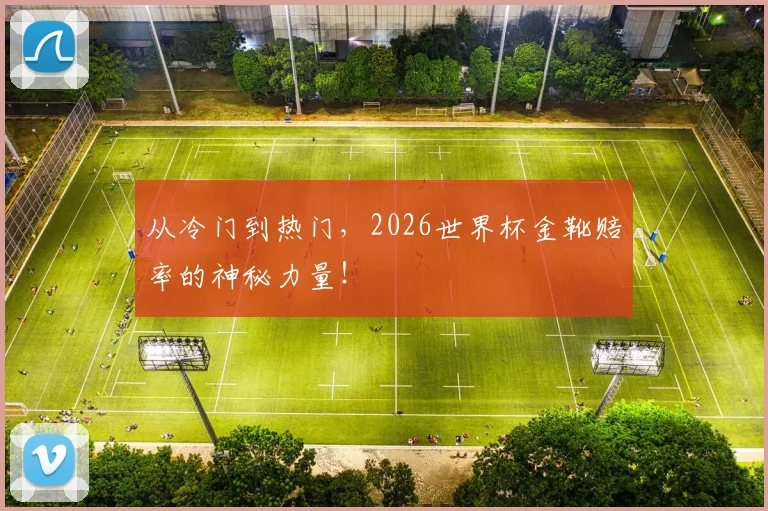从冷门到热门，2026世界杯金靴赔率的神秘力量！
