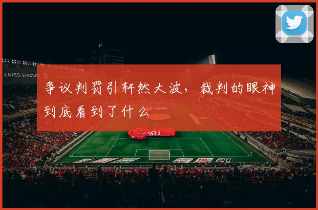 争议判罚引轩然大波，裁判的眼神到底看到了什么